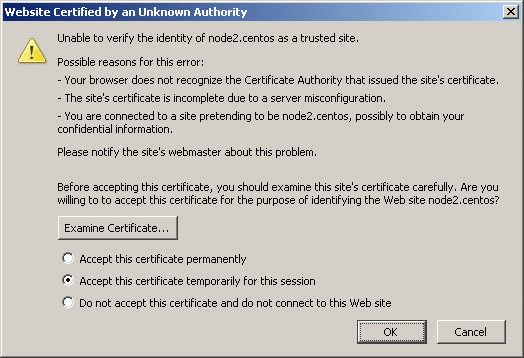 Certificate Not Trusted Error in Firefox 2