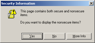 Do you want to display nonsecure items?