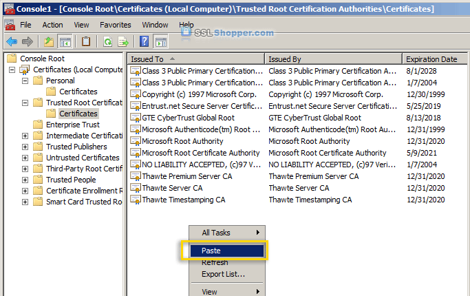 sød smag Optagelsesgebyr Pol How to Create a Self Signed Certificate in IIS 7