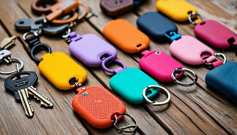 stylish airtag keychain options